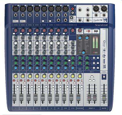  Signaturu 12 英國Soundcraft 帶效果器2編組調(diào)音臺