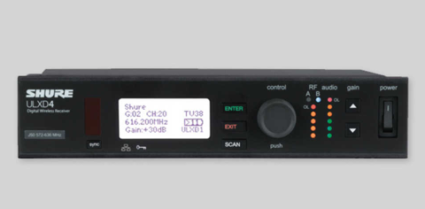 ULXD4 SHURE 美國(guó)單通道數(shù)字無(wú)線(xiàn)接收機(jī)